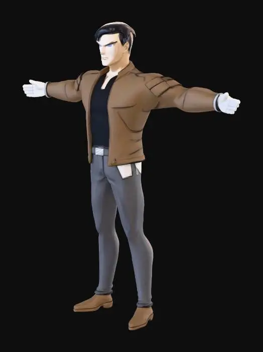 3D model for Animated Hero