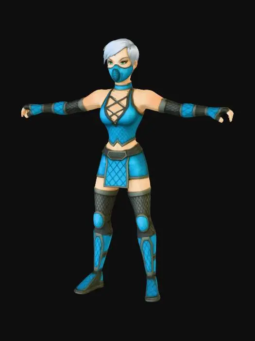 3D model for Ice Warrior