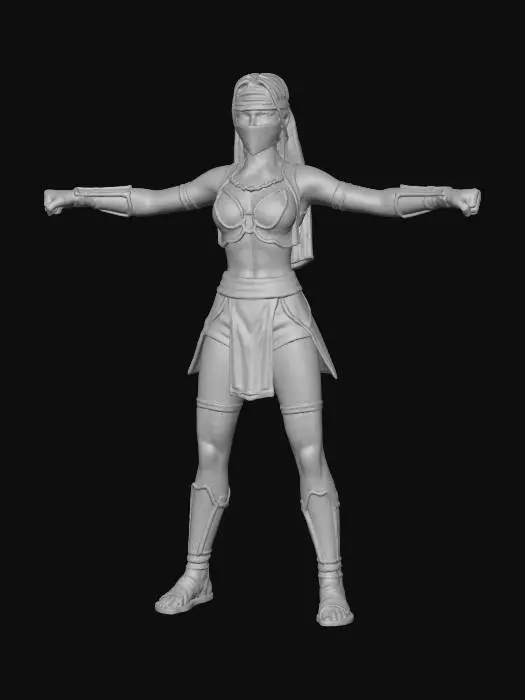 3D model for Warrior of Shadows