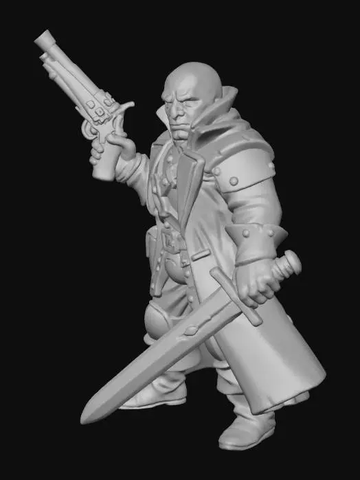 3D model for Warrior Figure