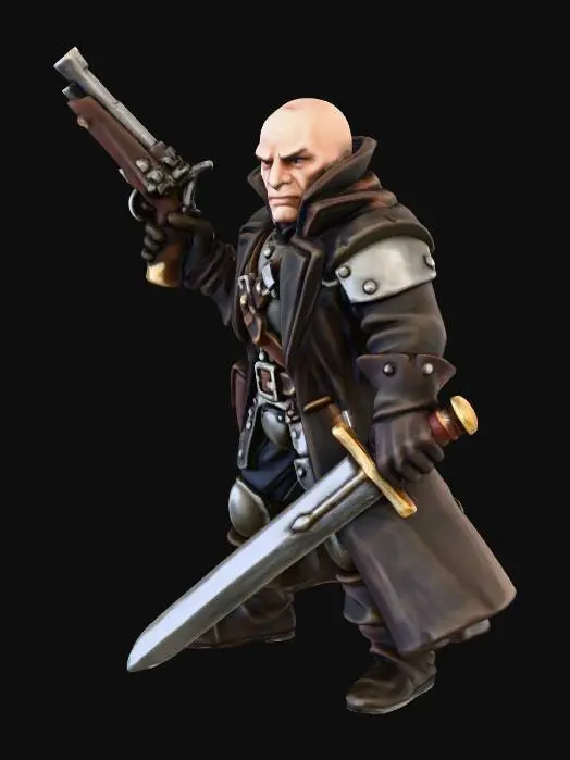 3D model for Warrior Figure