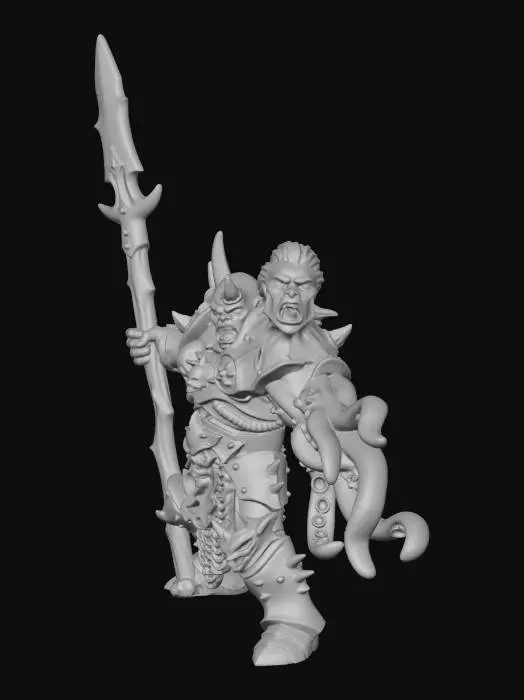 3D model for Warrior of Chaos