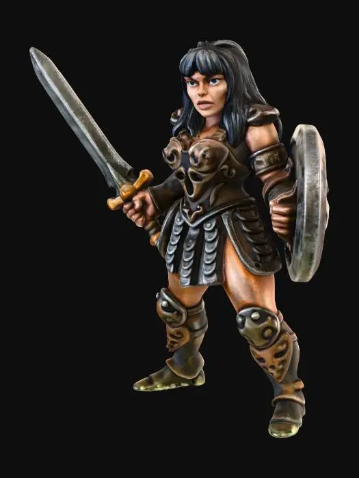3D model for Warrior Princess