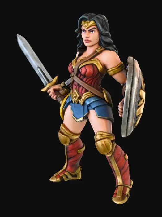 3D model for Warrior Figurine