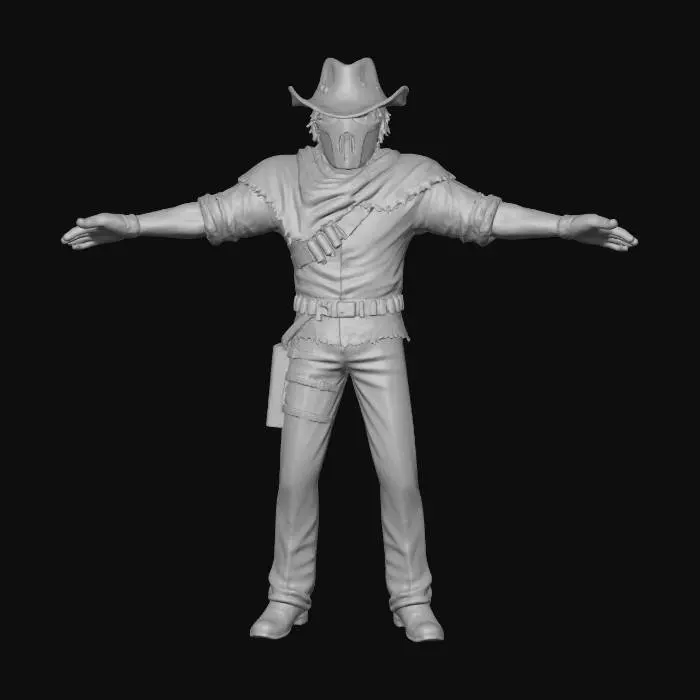 3D model for Cowboy Vigilante