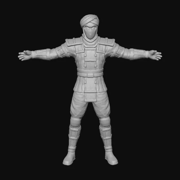 3D model for Mystic Warrior