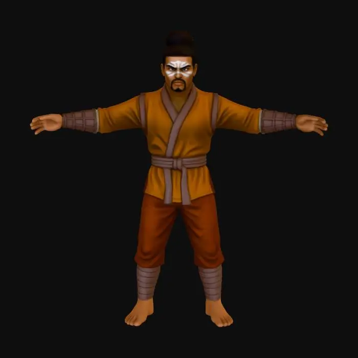 3D model for Martial Artist Poise