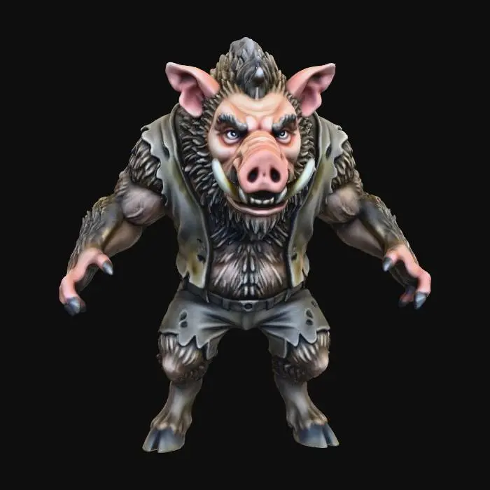3D model for Boar Warrior