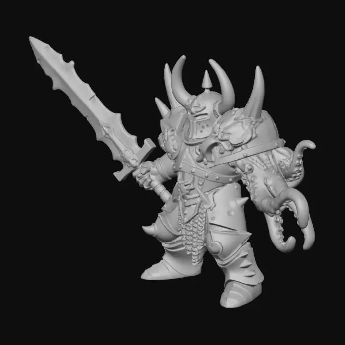 3D model for Nurgle Warrior