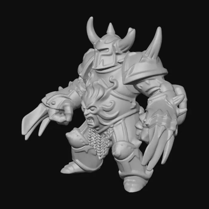 3D model for Demonic Warlord