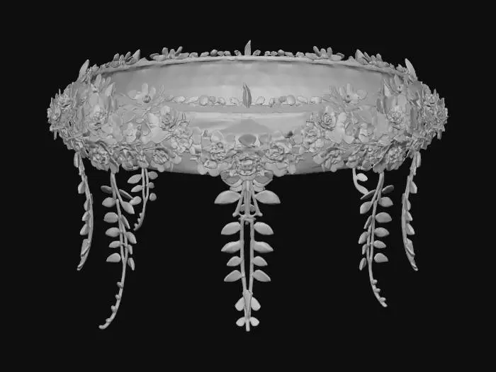 3D model for Floral Glow Chandelier