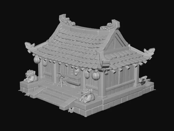 3D model for Temple of Lanterns