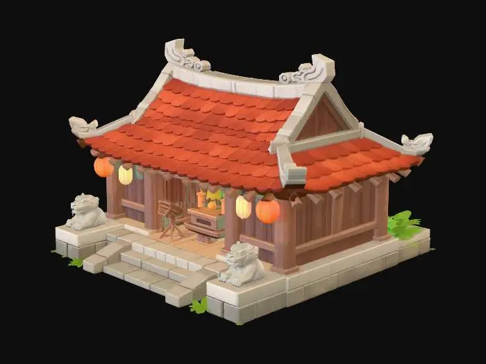 3D model for Temple of Lanterns