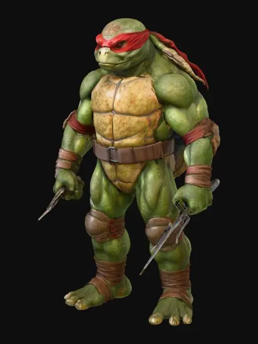 3D model for Turtle Warrior