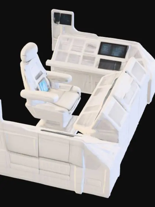 3D model for Starship Command Center