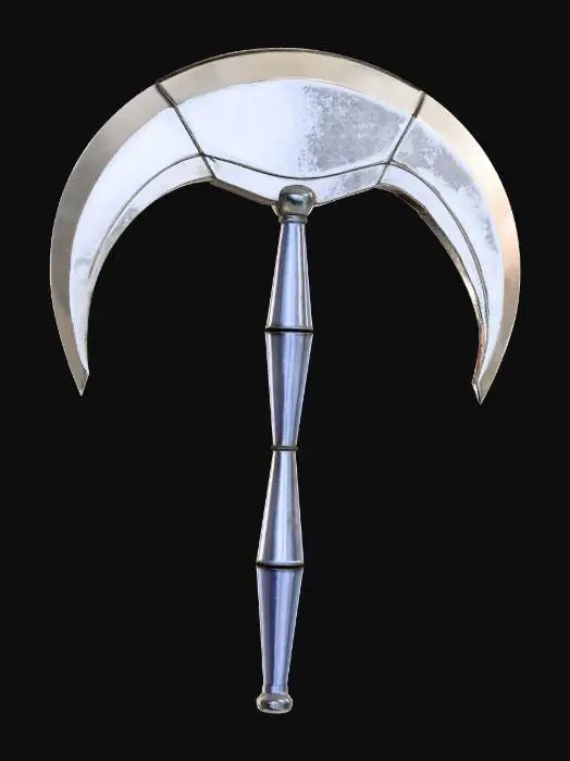 3D model for Barbarian Crescent Blade