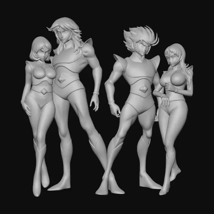 3D model for Cosmic Warriors