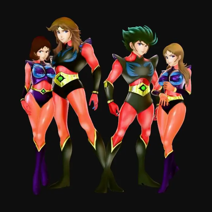3D model for Cosmic Warriors