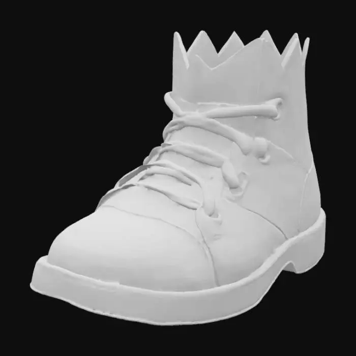 3D model for Colorful bart shoes