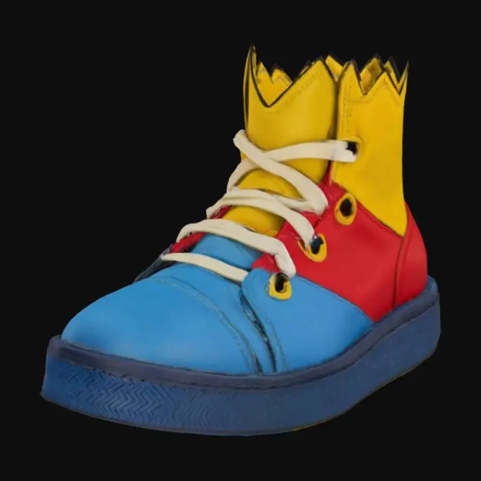 3D model for Colorful Crown Sneaker