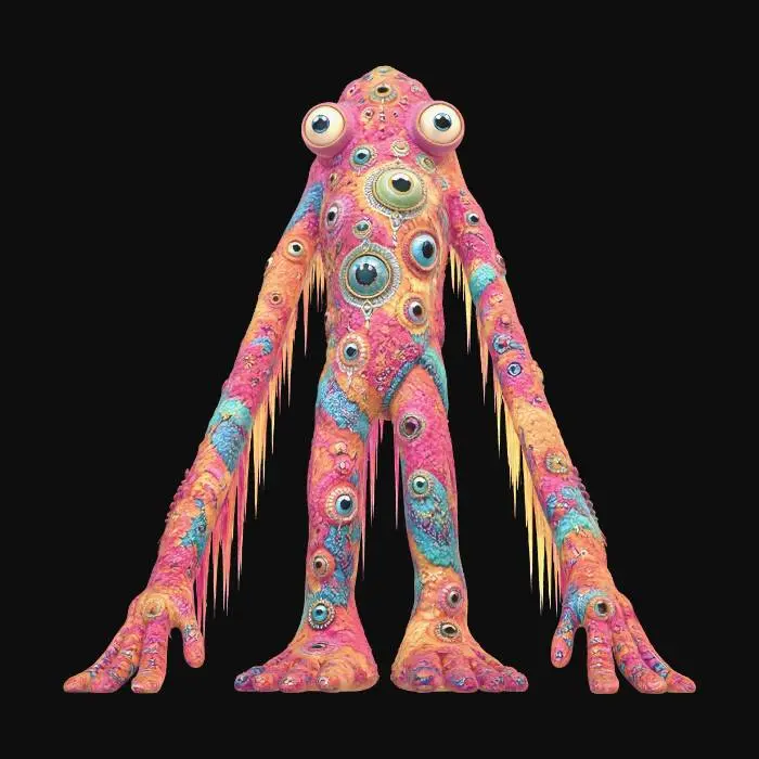 3D model for Prismatic Many-Eyed Titan