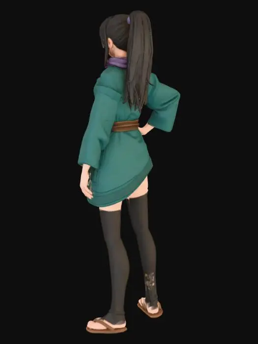 3D model for Ninja Pose