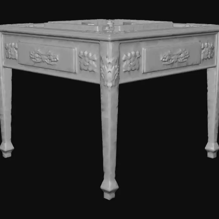3D model for Render a good view of the mahjong table