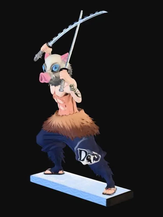 3D model for Demon Slayer Boar Warrior