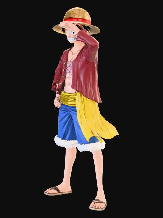 3D model for Straw Hat Adventurer