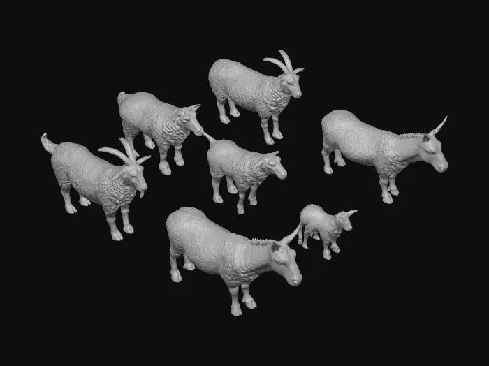 3D model for Farmyard Gathering