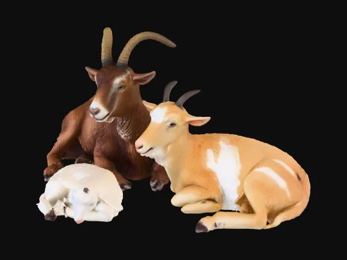 3D model for Goat Family Trio