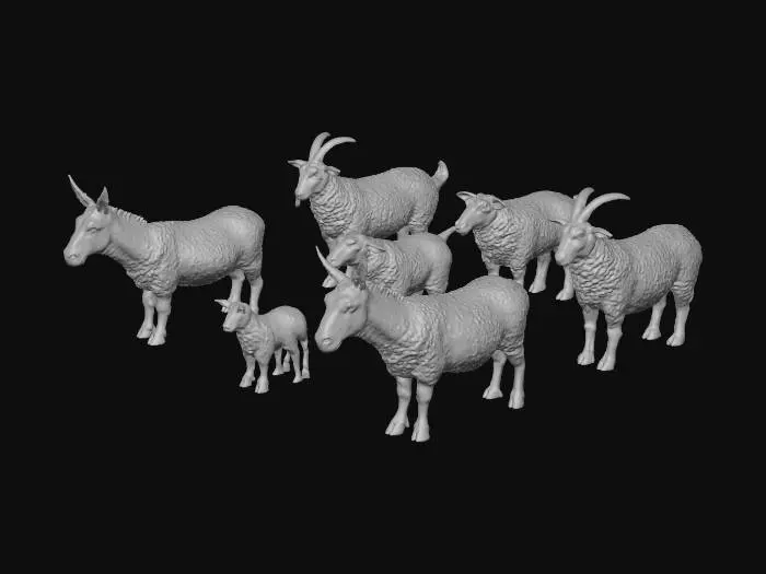 3D model for Farmyard Gathering