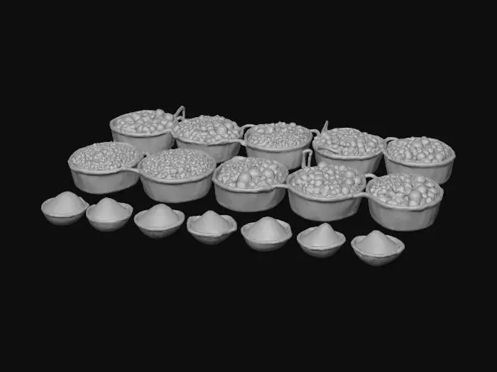 3D model for Spice and Grain Harmony