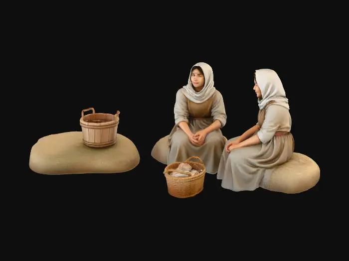 3D model for Sisters of the Desert
