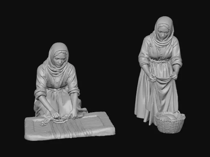 3D model for Washerwomen
