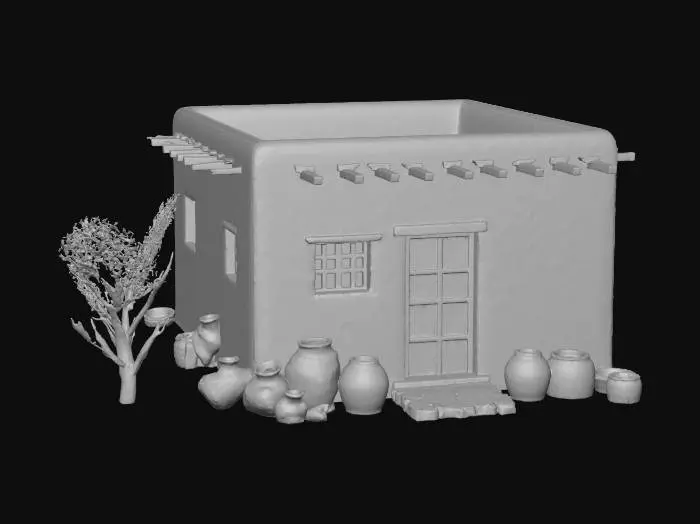 3D model for Desert Dwelling