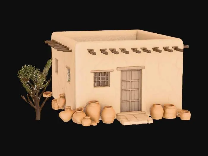 3D model for Desert Dwelling