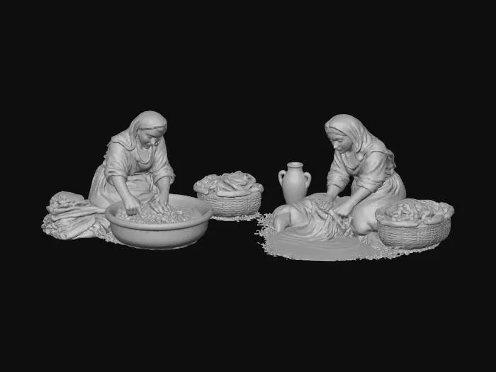 3D model for Washerwomen at Work