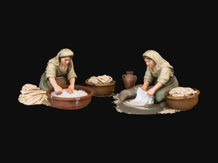 3D model for Washerwomen at Work