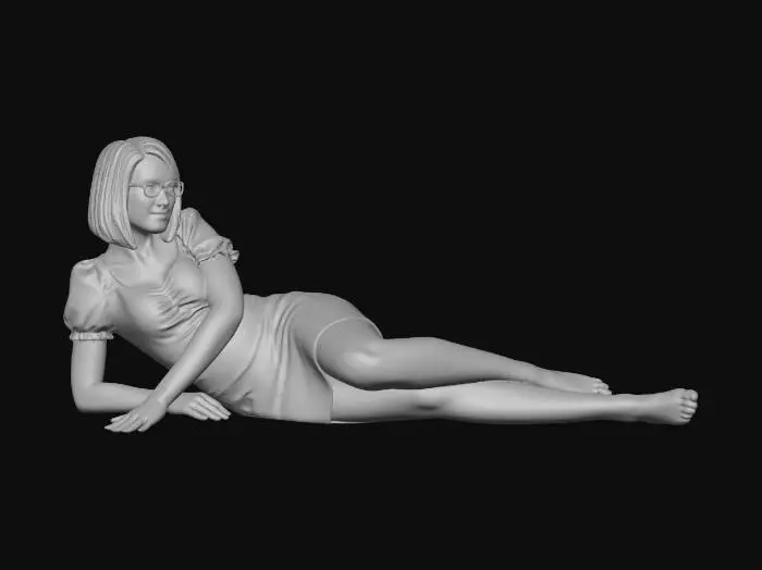 3D model for Evening Stroll in the Market