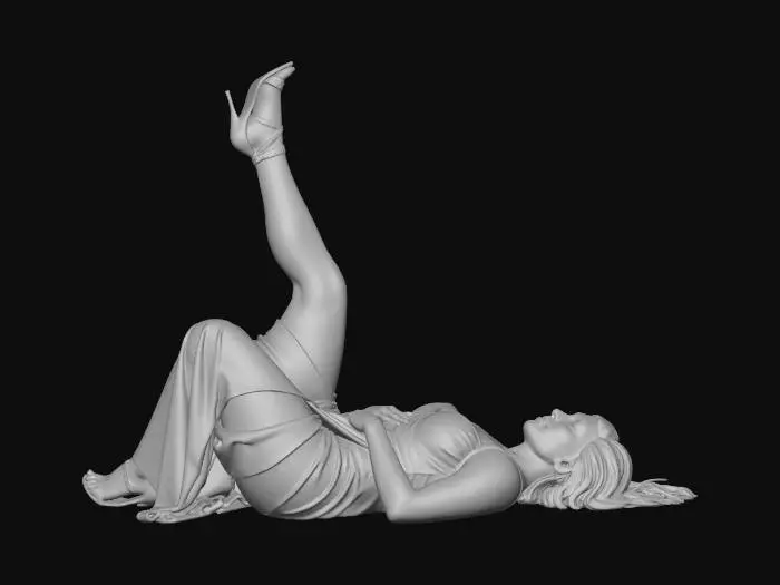 3D model for Elegance in Red