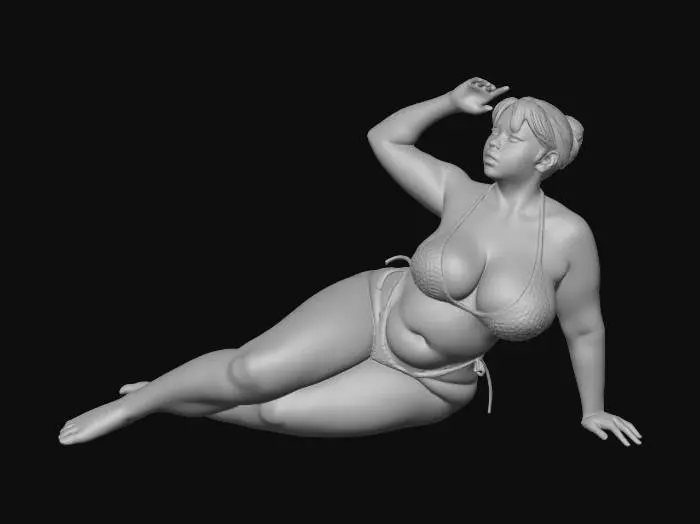3D model for curvy model