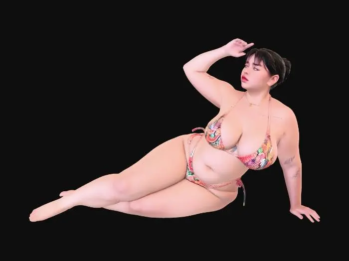 3D model for curvy model