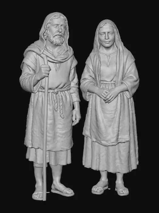 3D model for Pilgrims of the Past