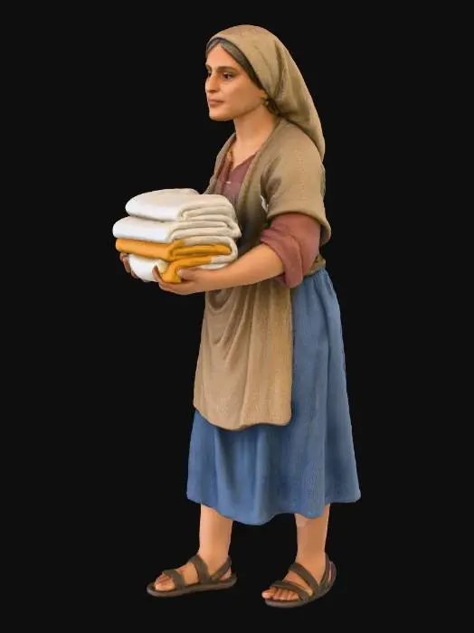 3D model for The Washerwoman