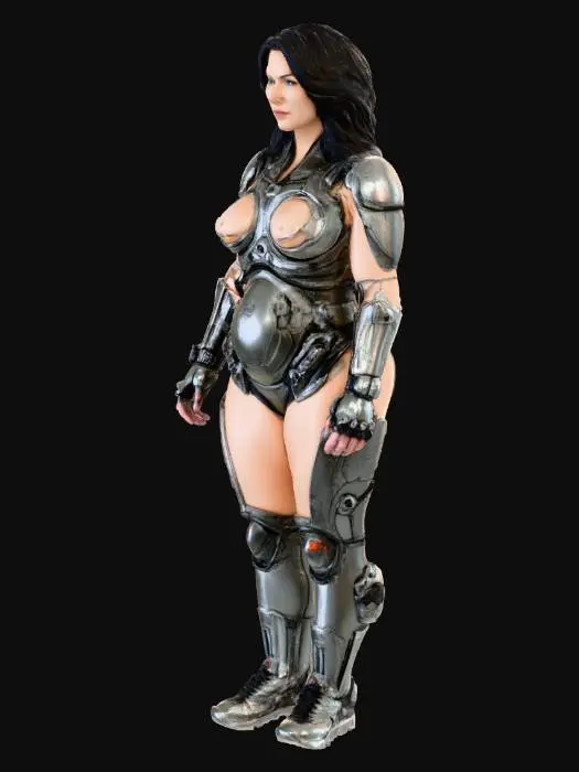 3D model for Cyborg Warrior in the Lab