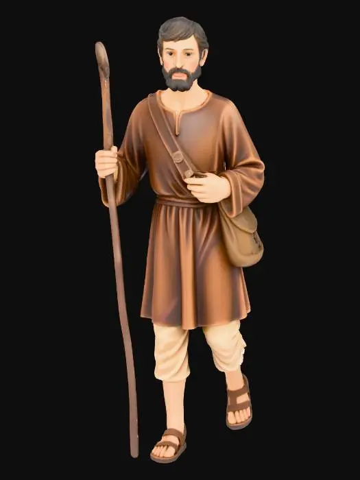 3D model for Traveler with Staff