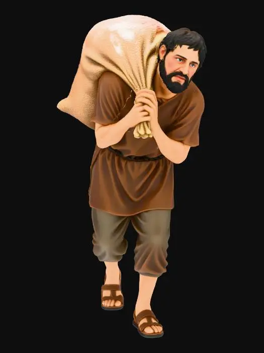 3D model for man korn