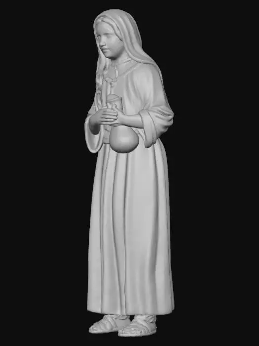 3D model for Peasant Holding Bag