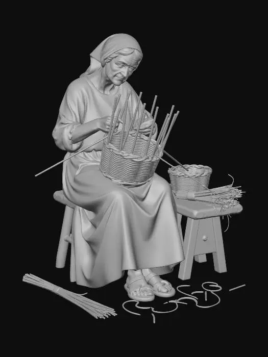 3D model for Basket Weaver